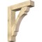 Ekena Millwork Olympic Block Rough Sawn Bracket w/ Offset Brace, Douglas Fir, 8"W x 36"D x 44"H BKT0806X36X44OLY05RDF - alternate 1